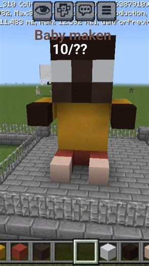 Esey to make baby meken stachu (minecraft) #viralvideo #viralshorts #sortsfeed #maincrafttutorial