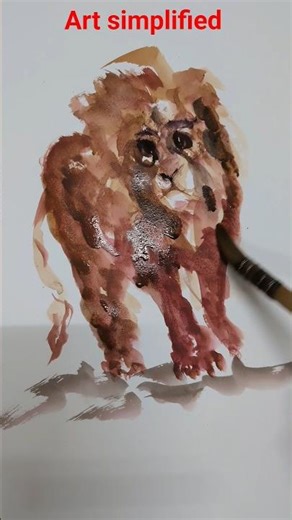Abstract form of a Lion How to draw (Lesson -18) 2026 #creative #art #artclass #drawing #painting