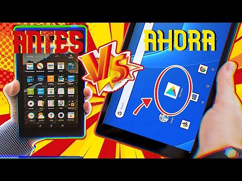Como instalar Play Store en una Tablet Amazon Fire 7 desde PC, Nueva actualización. (2022)