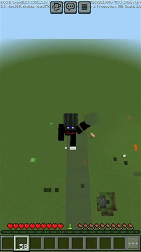 I tried to do bridging in third person back #minecraft #skiing