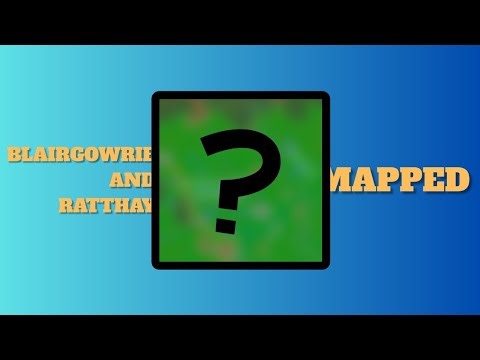 Scotland | Northeastern Perth and Kinross Mapped | Blairgowrie, Pitlochry, & more!