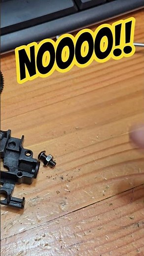 And..... Poof! Extruder Spring MIA