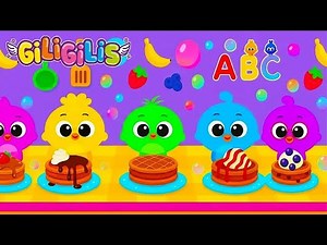 🧁 Learn Numbers 1–2–3 with Giligilis 🎵 Sweet Pancakes & Fun Kids Songs