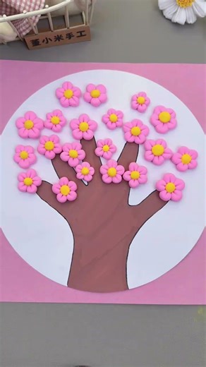 Spring Peach Blossom Art Class: DIY with Clay