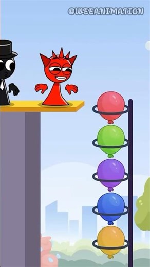 NEW Sprunki challenge: How many balloons will pop?