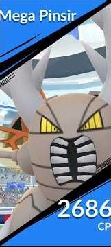 Mega Pinsir Solo Raid - Almost Lost #pokemongo #shorts