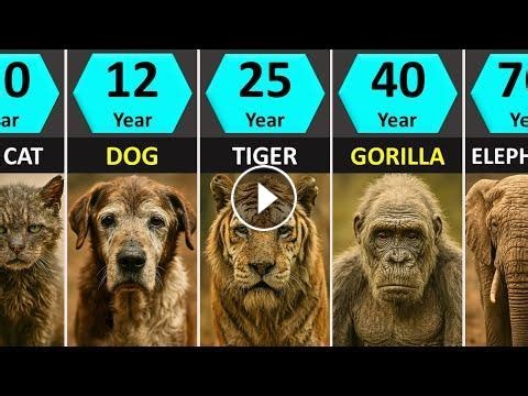Animal Lifespans Compared: Shortest to Longest #Video