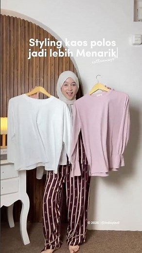 Styling Kaos polos jadi lebih Menarik 👀😍 #styling #lebih #menarik