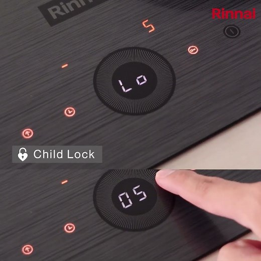 Rinnai Induction Hob with Smart Wheel Control