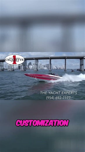 Cigarette Boats: The Luxury, Speed, and Customization You Crave! #shorts