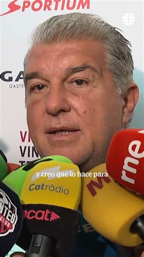 Laporta responde a Florentino: "Es una cortina de humo para tapar sus fracasos"