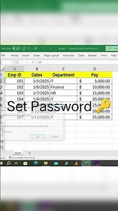 How to make Read Only File in Ms Excel #protectsheet #excel #tipsandtricks#shortcutkeys