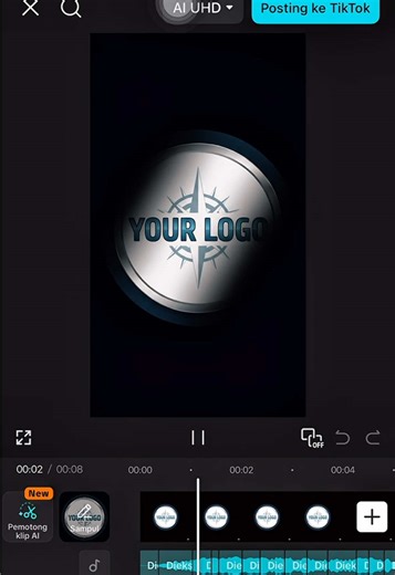 Bagian 143: Logo Animation dengan CapCut