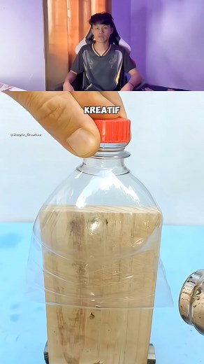 9.6K views · 38 reactions | cara kreatif membuat tempat hp #tutorial #idekreatif #kerajinan #teknik #cerdas #alat #praktis #botol #fypreels #viralreels | Pranata.Cepa | Facebook