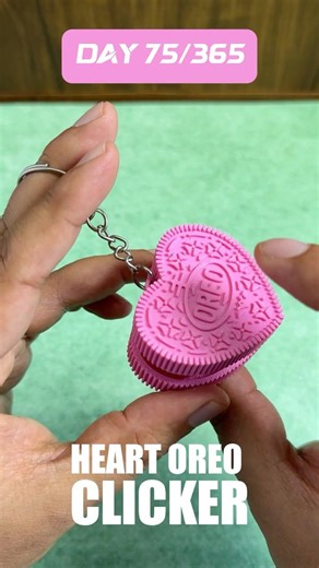 I 3D Printed a Forbidden Snack! (Day 75) HEART OREO CLICKER