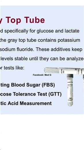Blood Tube Colors and Their Corresponding Tests#lab #blood collection