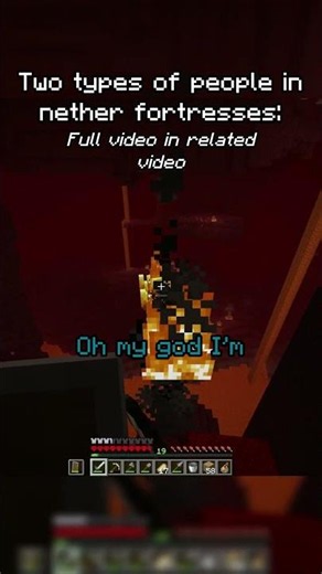 Two Types of People in Minecraft Nether Fortresses: