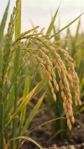 🌾 The Amazing Rice Life Cycle: From Seed to Golden Harvest 🌱 #Shorts