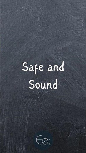 Safe and Sound 🛡️ What Does It Mean? by English explained #phrases #idioms #expression #meaning