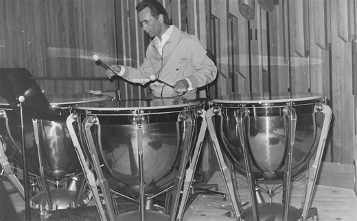 Kurt-Hans Goedicke, principal timpanist with the London Symphony Orchestra for nearly 40 years
