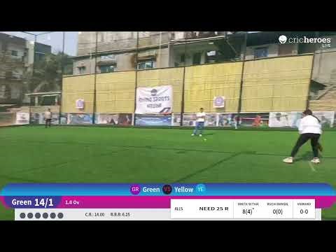 Yellow vs Green live cricket match | Samridhi Premier League 2.0 live - Rhino Sport Arena Guwahati
