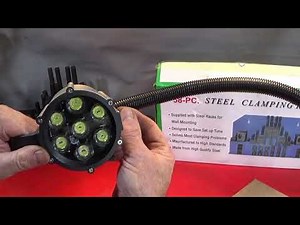 A New High Quality LED Machine Lamp & A 58 Piece Steel Clamping Kit