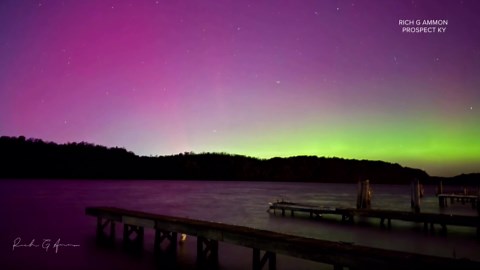Northern lights visible over Kentucky and Indiana after week of tragedy