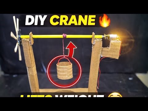 Amazing DIY Crane Machine at Home | Cardboard Science Project