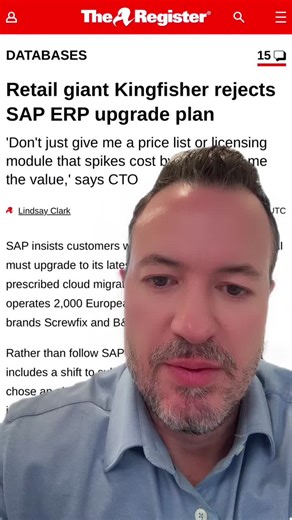 #sap #erp #digitaltransformation #retail #cloud #cio #cto #enterpriseit | Eric Kimberling