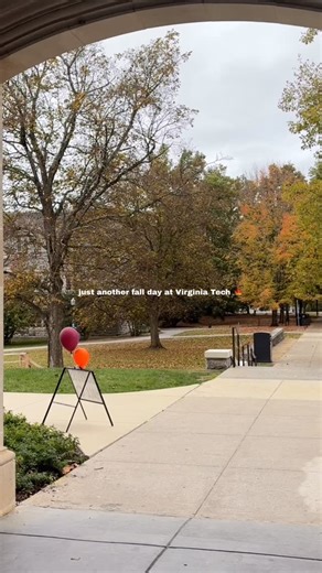 VT Undergraduate Admissions on Instagram: "VT in the fall? Elite. 🍂 #virginiatech #hokies #whyvt #vt #college #vt30"
