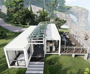 [Hot Item] 2X40FT Prefabricated Modular Shipping Container Living House Home