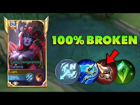 I FINALLY FOUND THE BEST BUILD & EMBLEM SELENA 2024!! ( one shot build selena )