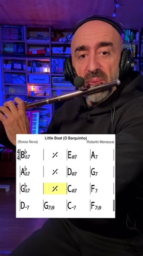 One Chorus on LITTLE BOAT #jazz #bossanova #jazzflute