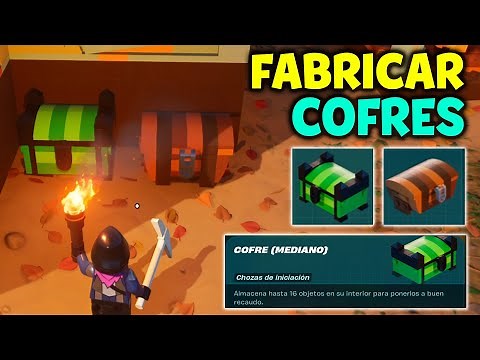 ✅ HOW TO MAKE A CHEST IN LEGO FORTNITE Spanish Guide INCREASE STORAGE
