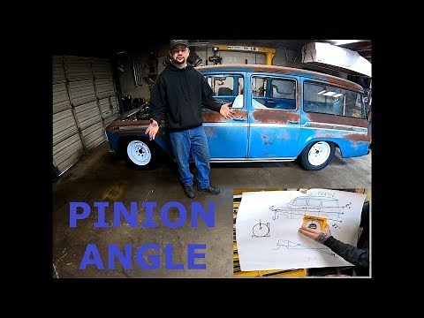 MEASURING PINION ANGLE EXPLAINED.