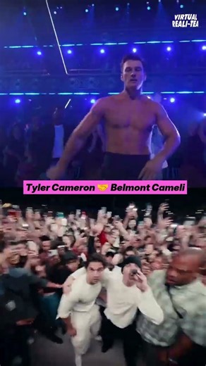 Tyler Cameron's inner Belmont Cameli in “DWTS”, recreating the viral dance move 👀🔥 #shorts