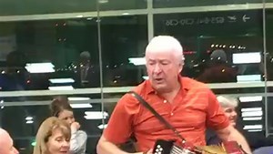 Newfoundland kitchen party at Toronto airport