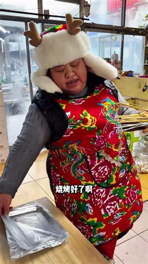 What can be eaten in the 50-yuan blind box of Northeastern barbecue My eldest sister shock