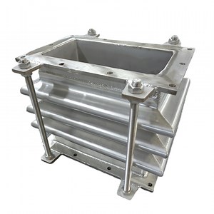 Customizable Rectangular Bellows Expansion Joints Support Pre-Stretched Flange/Welded Connections.