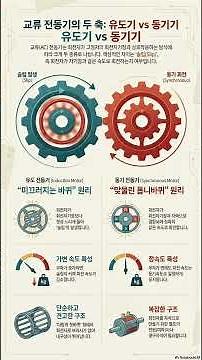 유도기와 동기기, 인덕션 모터와 동기 모터 차이가 무엇인가?