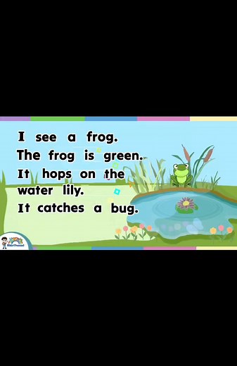 Learn to Read a Story "I See a Frog" READING FOR TODDLERS AND PRESCHOOLERS 🌈 You can watch full and complete videos in our YouTube Channel "Ken's Kids Channel"! 🥰🌈 https://youtube.com/@kenskidschannel5521?si=LeAQzhj-MFGphH5h It's a beautiful day! 🥰 Welcome to Ken's Ken's Channel! Learn to read phonetically through this channel! READING PHONICS LESSON GUIDE: Unit 1- Lesson 1 - Alphabet Letters and Sounds Aa to Zz- https://youtu.be/qeeMkLNg_5I Lesson 2 - The Short Vowel Sounds https://youtu.be