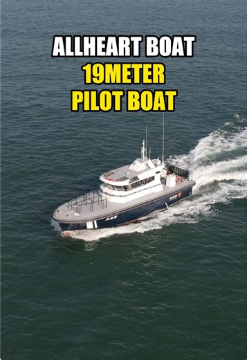 The 19-meter Australian pilot boat remained calm despite the Force 8 winds and waves.#boat #fyp #pilot #factory #catamaran