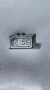 24K views · 133 reactions | How to drawing digital clock #Clockdraw | Md. Takbir Hossain | Facebook