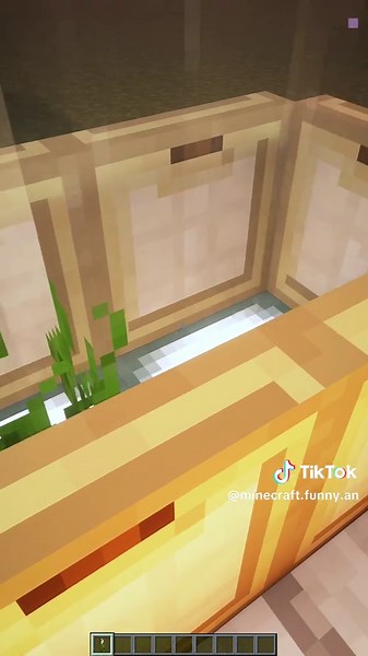 Minecraft Fish Tank Building Tutorial