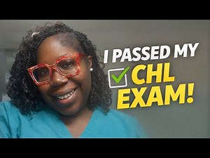 I PASSED My CHL Exam in sterile processing !! 🎉