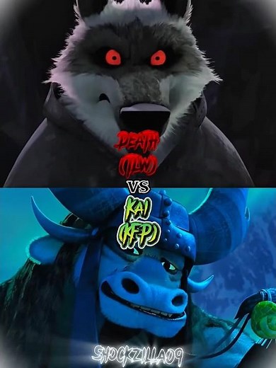Kai (KFP) vs Death (TLW) |#kungfupanda3 #pussinbootsthelastwish