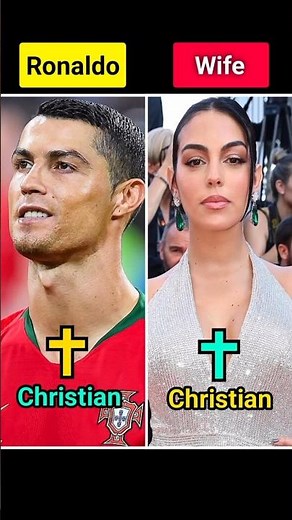 Religion of Famous Footballers And Their Wives/Girlfriends | #shorts