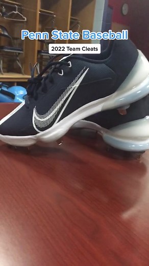 2022 Penn State Baseball Team Cleats Featuring Mike Trout Nike