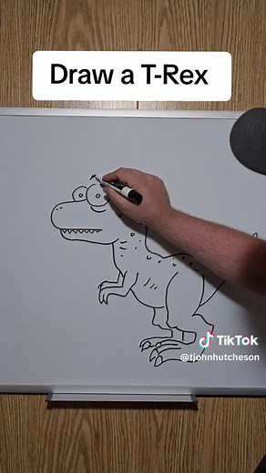 how to draw a T-Rex