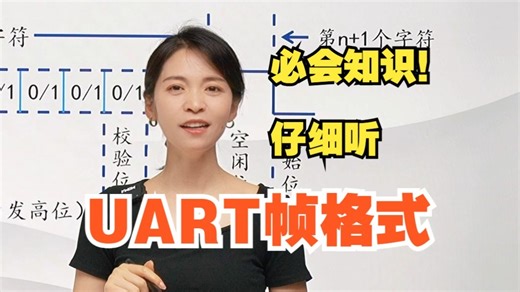 【总线协议】注意注意！UART帧格式？